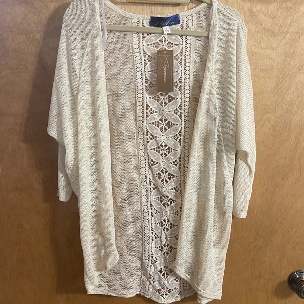 NWT beige Blue Rain cardigan